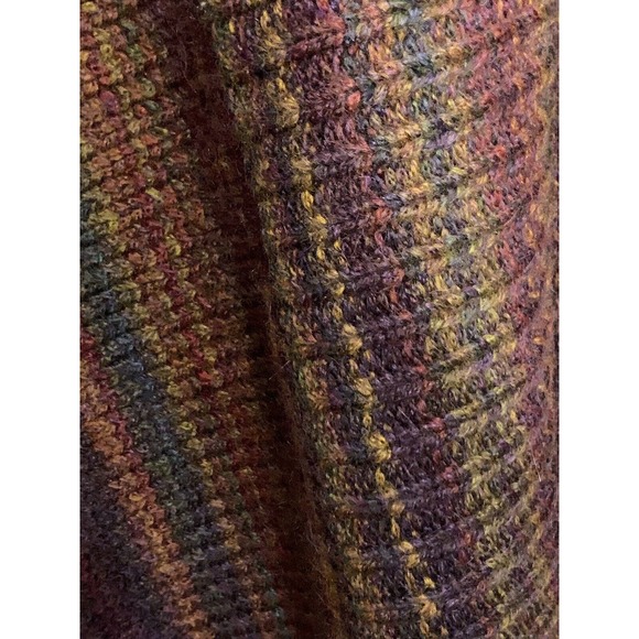 Per se by Carlisle Women’s Merino Wool Blend Multicolor Open Front Cardigan XS - Picture 7 of 8